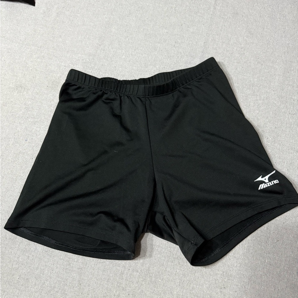 Mizuno Black Athletic Volleyball Shorts